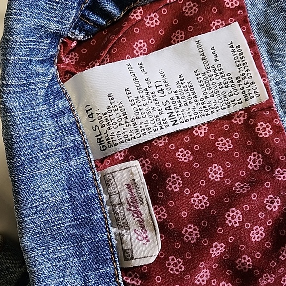 little girls denim jacket - Picture 3 of 8